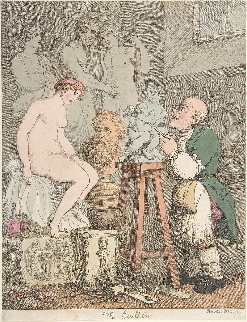 Thomas Rowlandson-113-Lo scultore